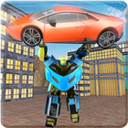 Icône de Super Robot vs Police Robots